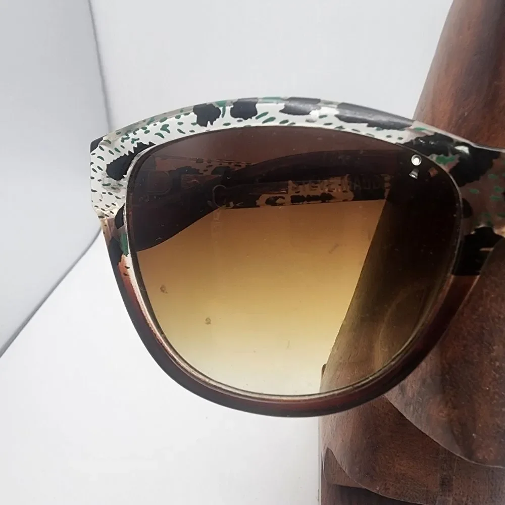 Steve Madden Brown & Animal Print Sunglasses
